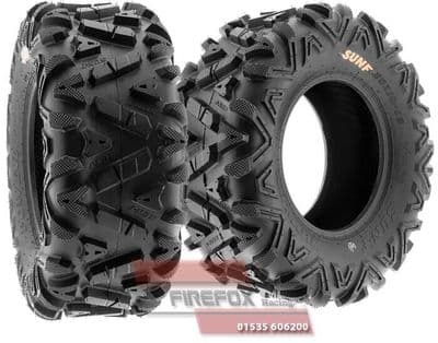 27x9x14 | 27x9-14 SUNF A-033 TYRE 6 PLY ATV QUAD E MARKED ALL TERRAIN **PAIR**