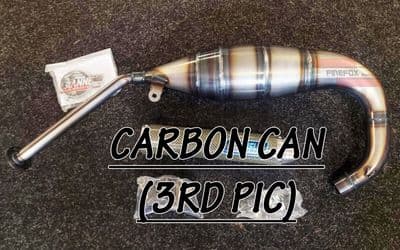 Aprilia RS125 RS 125 1995 >> 2014 GIANNELLI Exhaust System CARBON FIBRE Silencer