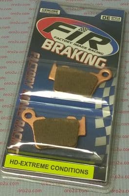 BMW G450 X 2008 - 2011 FIR REAR Sintered HD Brake Pads