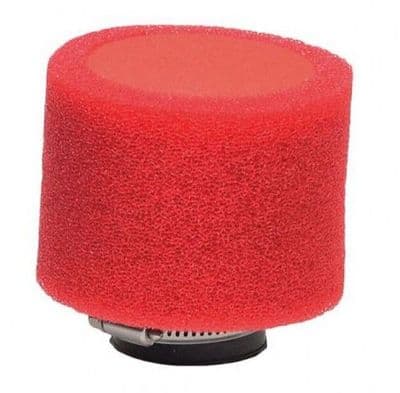 Bolt-on Air Filter - Universal - 44mm-48mm - Red