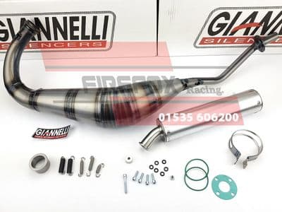 Cagiva Mito 125 1994 - 2006 GIANNELLI Exhaust System - ALIMUNIUM End Can