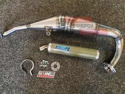 Honda NSR125 1992 - 2004 GIANNELLI Performance Race Exhaust - Carbon Kevlr. Can