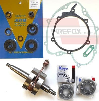 Kawasaki KX60 1985 - 2003 Bottom End Engine Rebuild Kit Inc. Crank & Gaskets