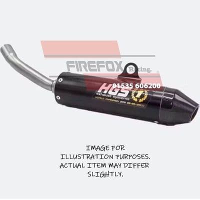KTM85 SX 85 SX85 2025-ONWARDS HGS Exhaust Silencer; Black & Carbon Cap