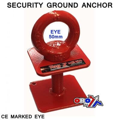 Security Anti Theft Ground Floor Anchor Kit Motorbike Moped Quad 50mm Deep Fix