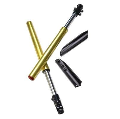 Universal Pit Bike Forks - 45/48mm x 735mm - 15mm Spindle - Brand New