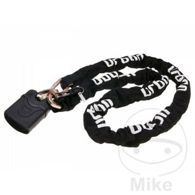 Urban Black Chain & Lock 1.70Mtr x 10mm Security Anti Theft Motorbike Moped Quad