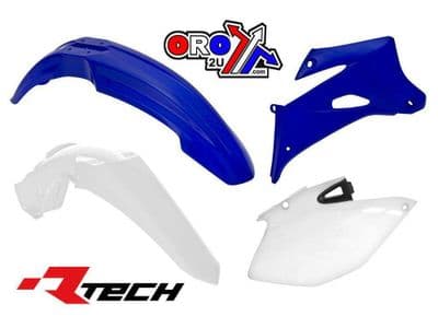 Yamaha WRF250 2012 - 2013 OEM Racetech® Plastic Kit WHITE / BLUE
