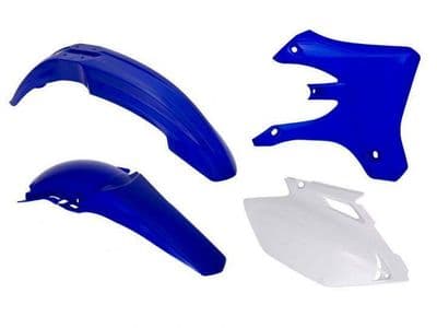 Yamaha WRF250 / WRF450 2005 - 2006 OEM Racetech® Plastic Kit WHITE / BLUE