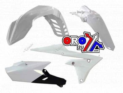 Yamaha WRF250 / WRF450 2015 - 2019 OEM Racetech® Plastic Kit WHITE