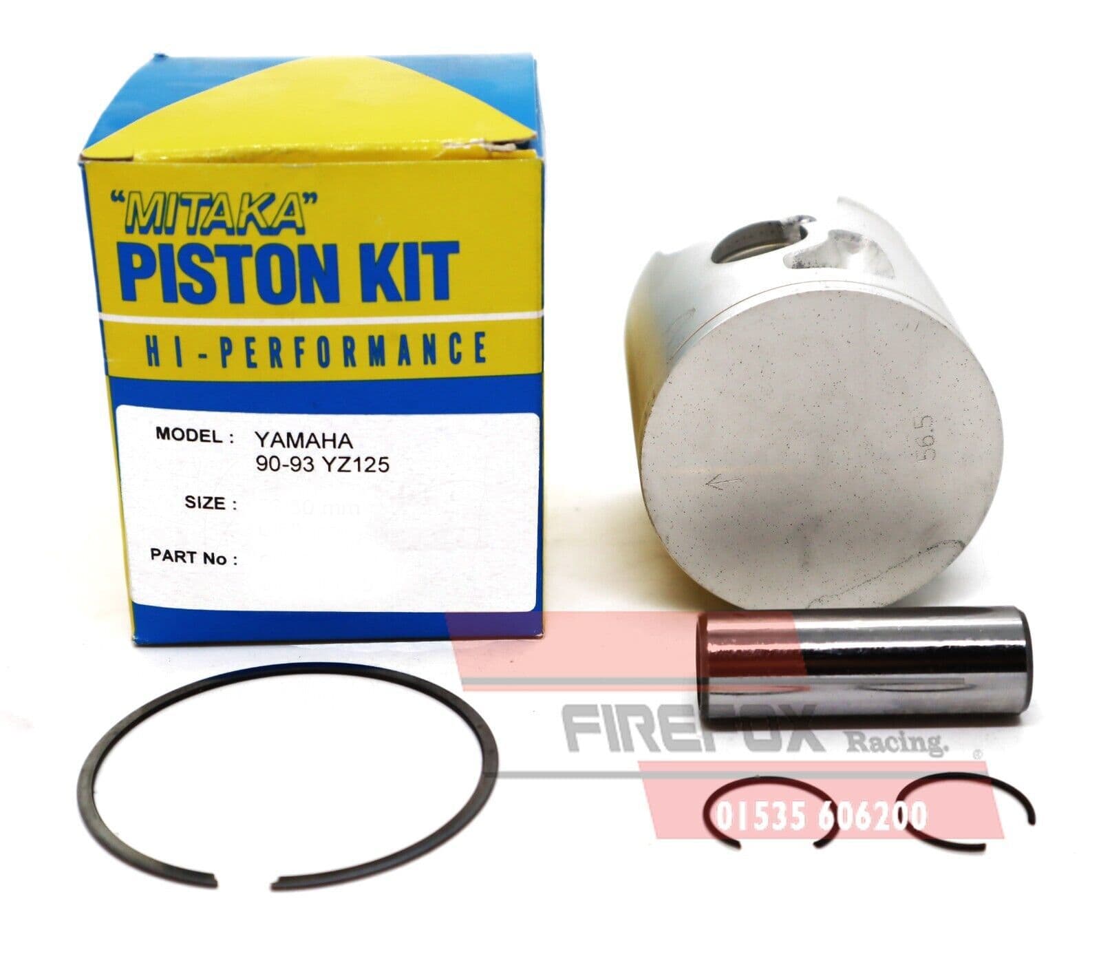 Mitaka 56mm Top End Rebuild Kit For Yamaha YZ125 1993 – Piston, Rings, Gaskets, Wrist Pin – 2-Stroke