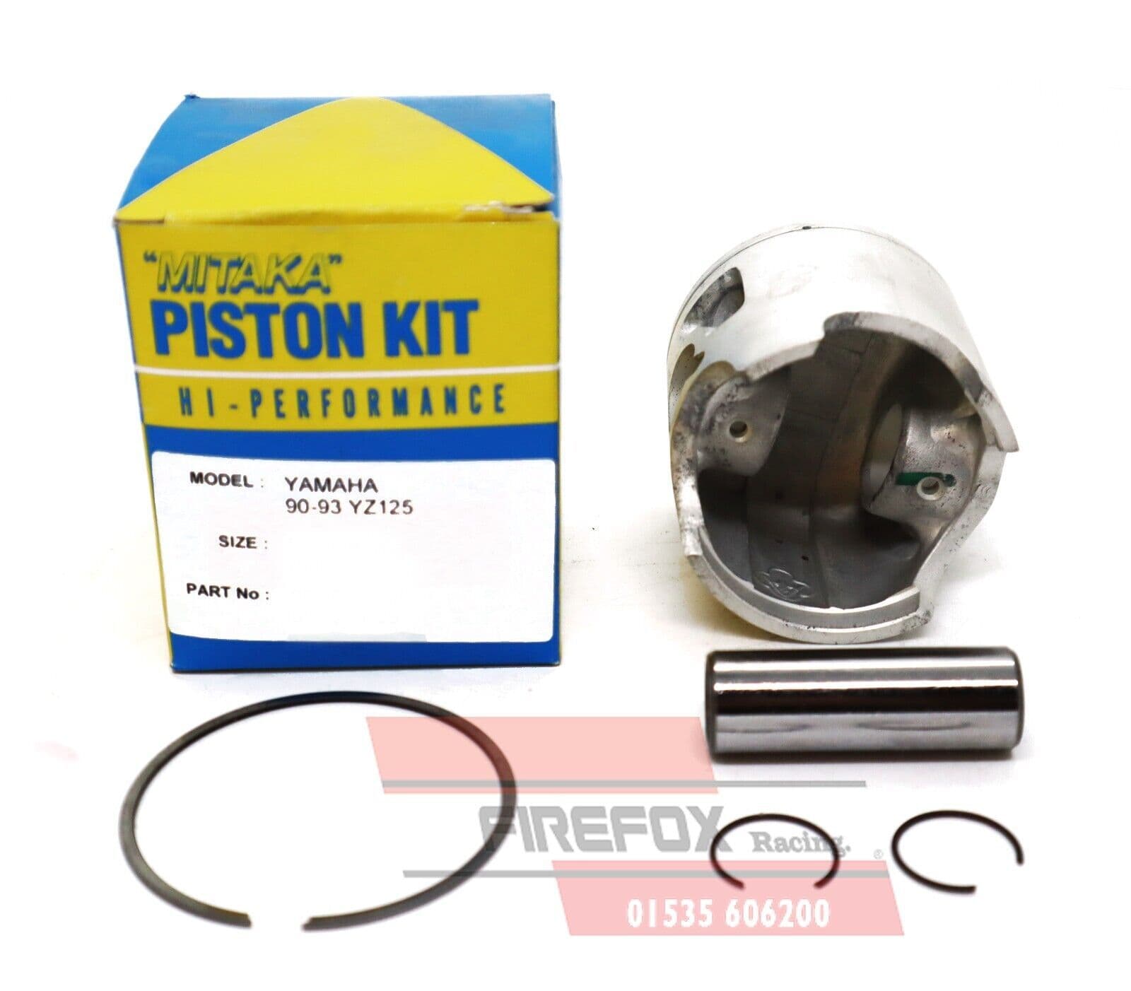 Yamaha YZ125 1993 56mm Bore Mitaka Top End Rebuild Kit Inc Piston & Gaskets