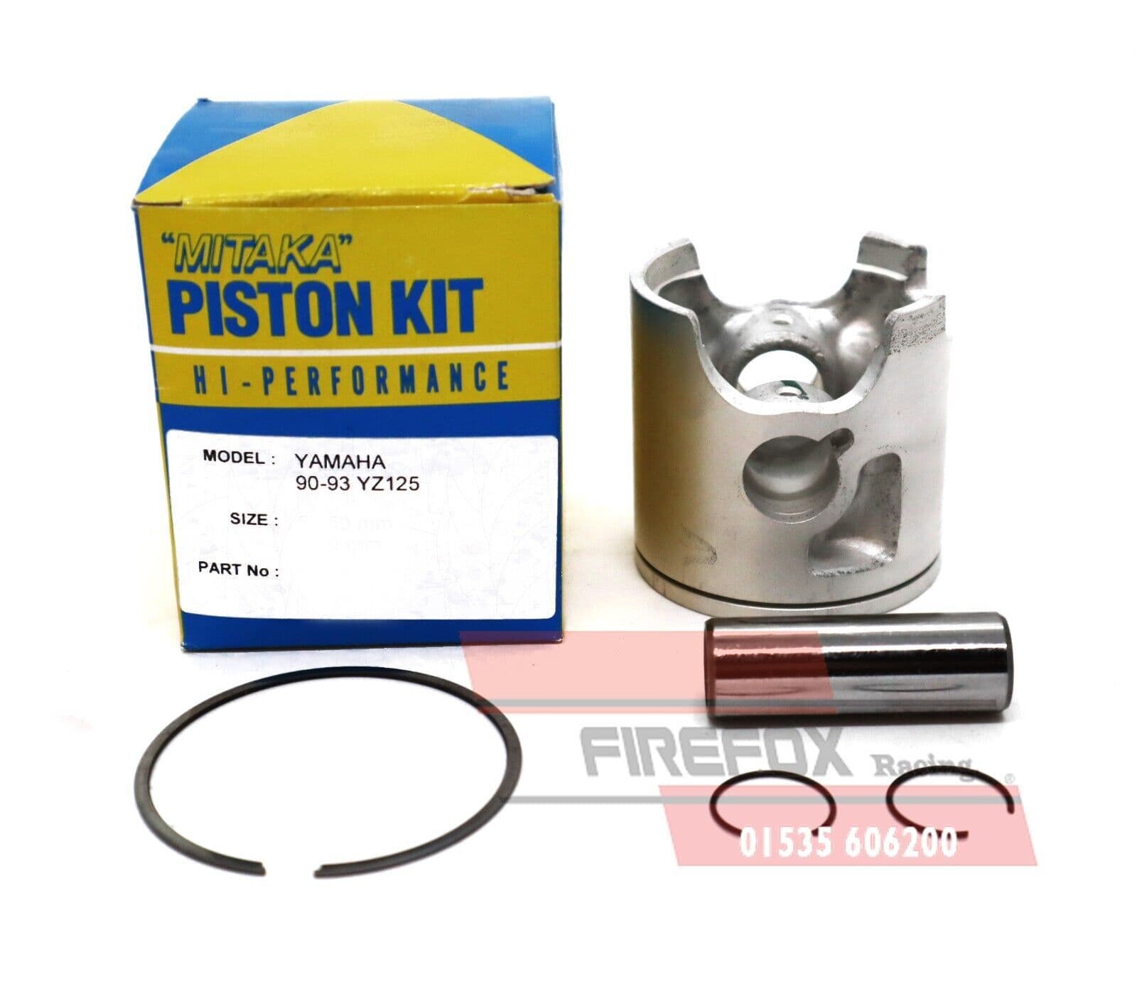 Yamaha YZ125 1993 56mm Bore Mitaka Top End Rebuild Kit Inc Piston & Gaskets