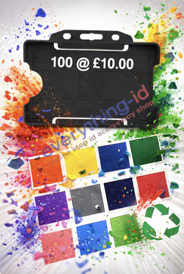 BIODEGRADABLE ID CARD HOLDERS HORIZONTAL/LANDSCAPE