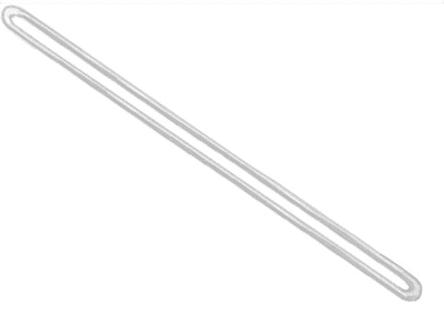 CLEAR FLEXIBLE PLASTIC LUGGAGE STRAP
