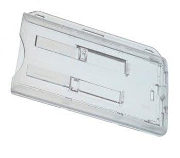 DOUBLE ID CARD HOLDER TWO EXTRACTOR SLIDES