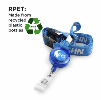 NHS LANYARD WITH INTEGRATED NHS BADGE REEL Pack of 50