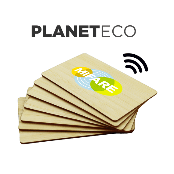 PlanetEco BAMBOO WOOD Mifare 1k Cards