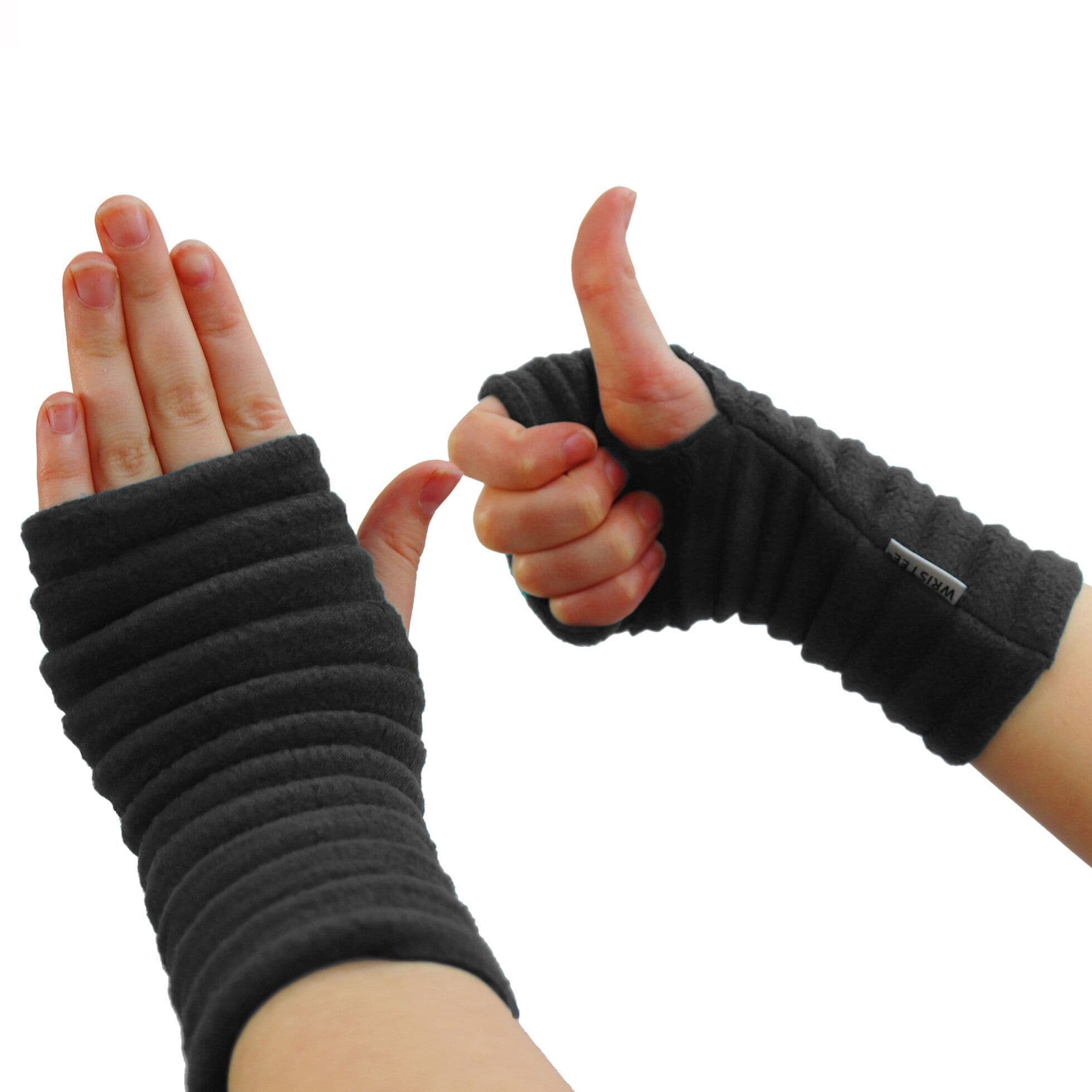 Wristees Junior Wrist Warmers in Black