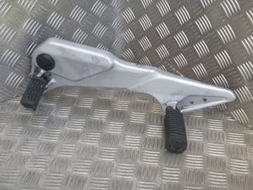 2006 HONDA XL650 V TRANSALP, LEFT FOOTREST & HANGER