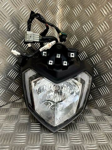 2016 YAMAHA MT125 HEADLIGHT UNIT, BRACKET, WIRING