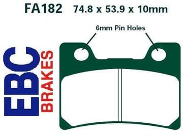 FA 182 x2, EBC, KEVLAR