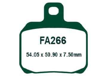 FA266, EBC, MOTORCYCLE BRAKE PADS