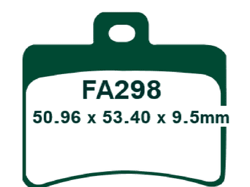 FA298, EBC, MOTORCYCLE BRAKE PADS