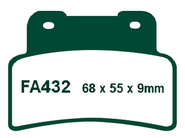 FA432, EBC, MOTORCYCLE BRAKE PADS