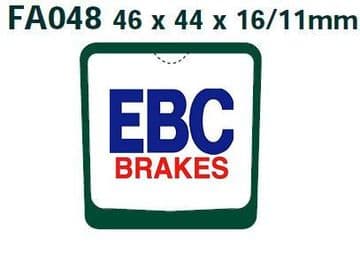 FA48, EBC MOTORCYCLE BRAKE PADS