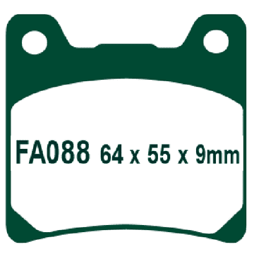 FA88, EBC, MOTORCYCLE BRAKE PADS