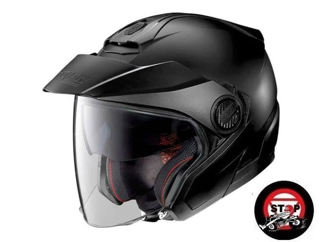 NOLAN N40.5 CLASSIC N-COM, FLAT BLACK