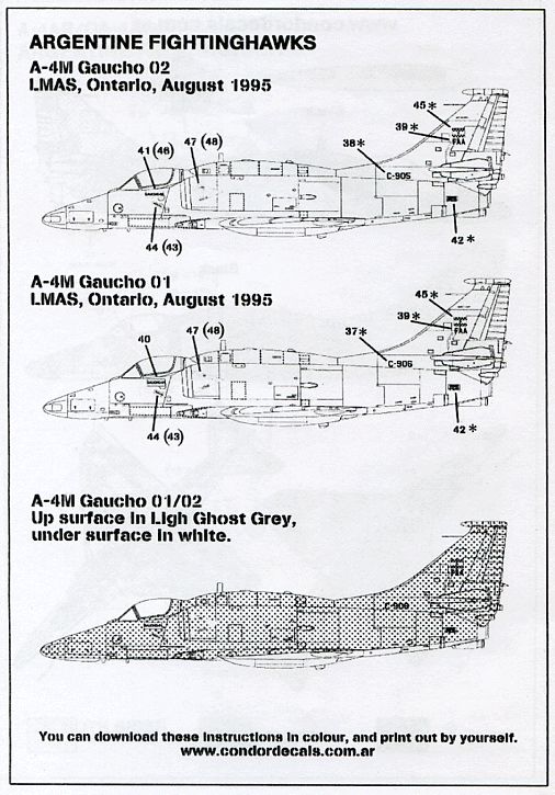 A-4AR/OA-4AR Argentine Fightinghawks (72)
