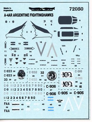 A-4AR/OA-4AR Argentine Fightinghawks (72)
