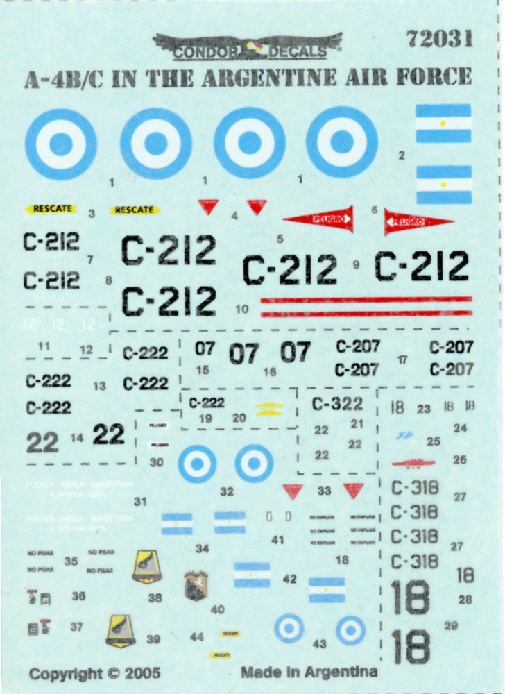 A-4B/C in Argentine AF (72)