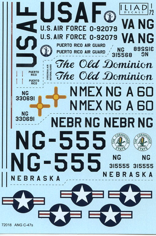 Air National Guard C-47's (72)