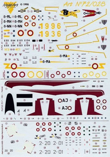 Alpha Jet, PC-7 & AMX (72)