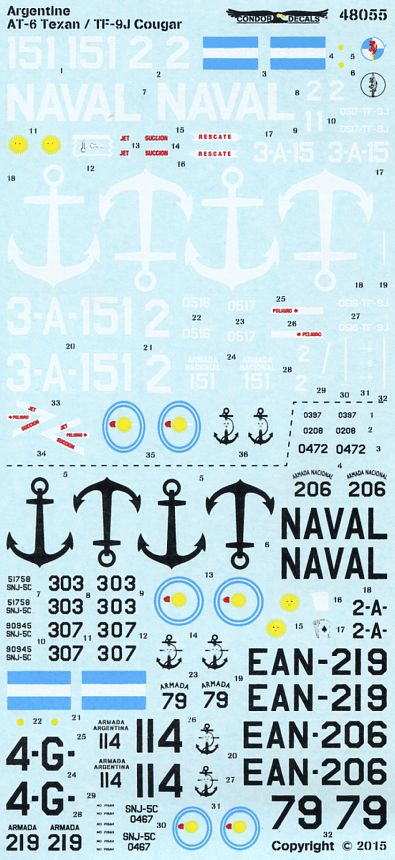 Argentine AT-6 Texan/TF-9J Cougar (48)