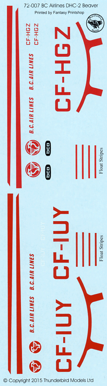 B.C. Air Lines Beaver (72)