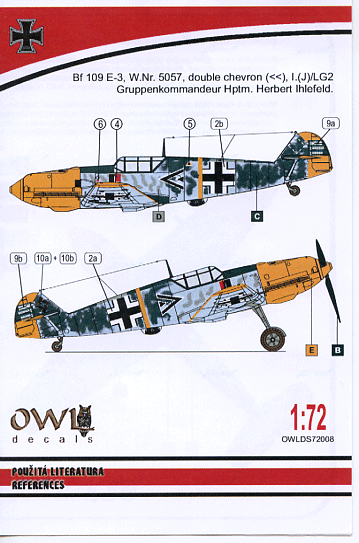 Bf109E-3 I.(J)LG2 (72)