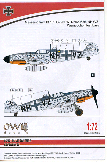 Bf109G-6/N Werneuchen Test Base (72)
