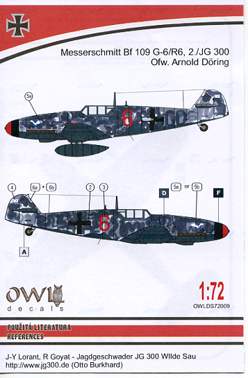 Bf109G-6/R6 2./JG300 (72)