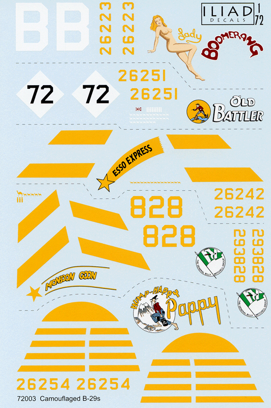 Camouflaged B-29's (72)