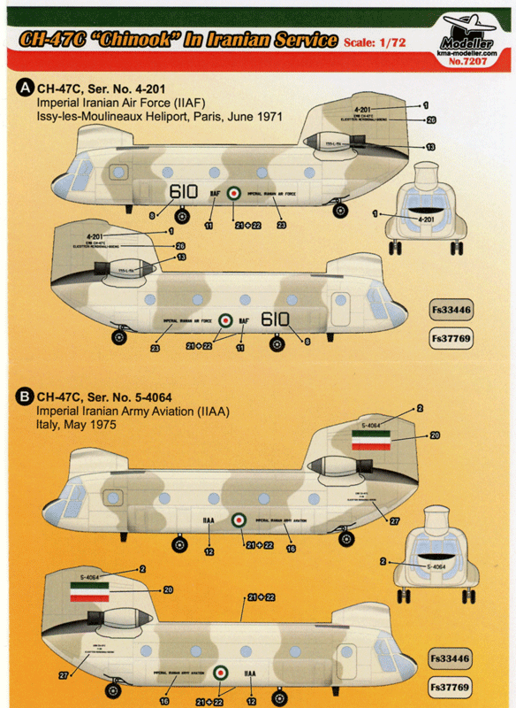 CH-47 Chinook in Iranian Service (72)