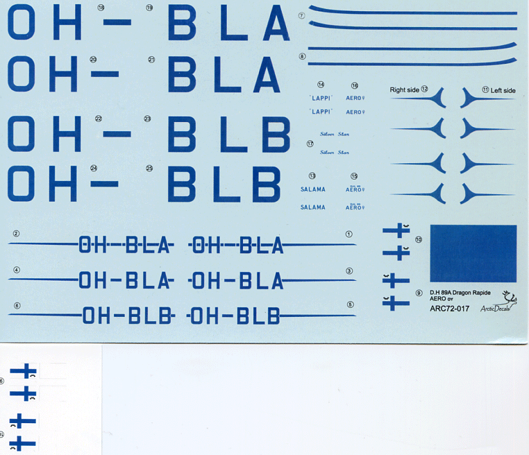 DH.89A Dragon Rapide "Aero Oy" (72)