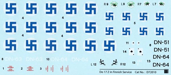 Dornier Do17Z in Finish Service (72)