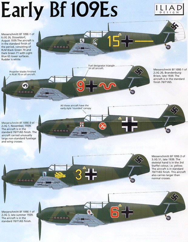 Early Bf109E's (48)