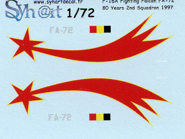 F-16A Falcon 2nd Sqn Belgian AF 1997 (72)