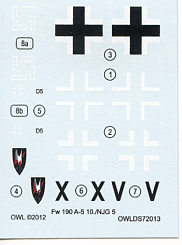 Fw190A-5 10./NJG3 (72)
