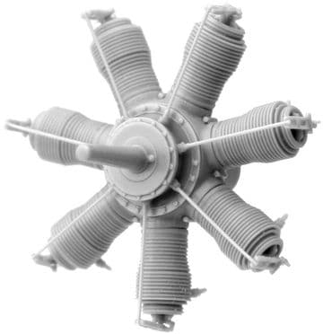 Gnome 7 Lambda/Oberursel U.0 (80 hp) Engine (72)